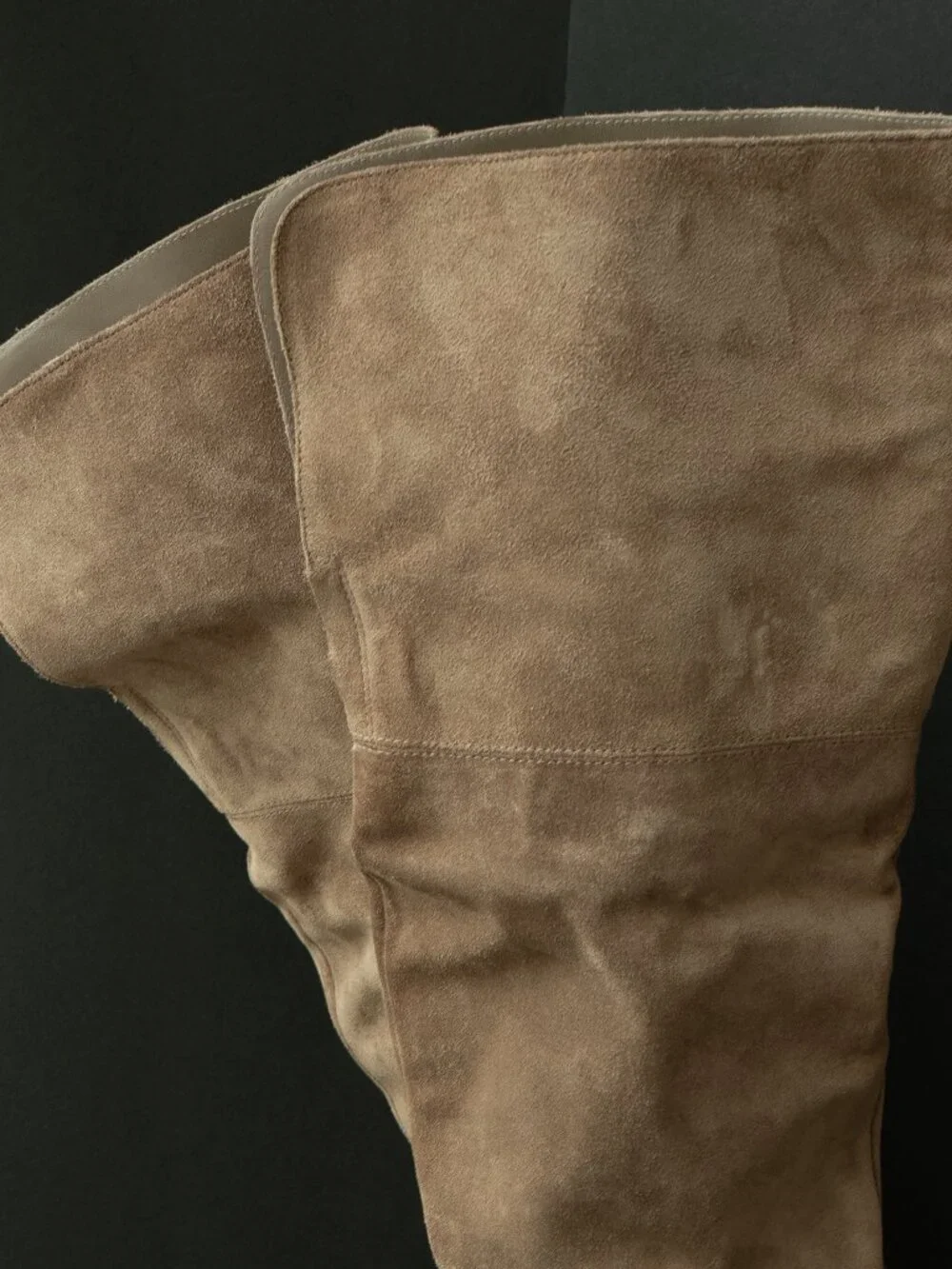 VIA SPIGA Pirate Boots Brown Slouchy Castle Core Goblin Over The Knee Leather